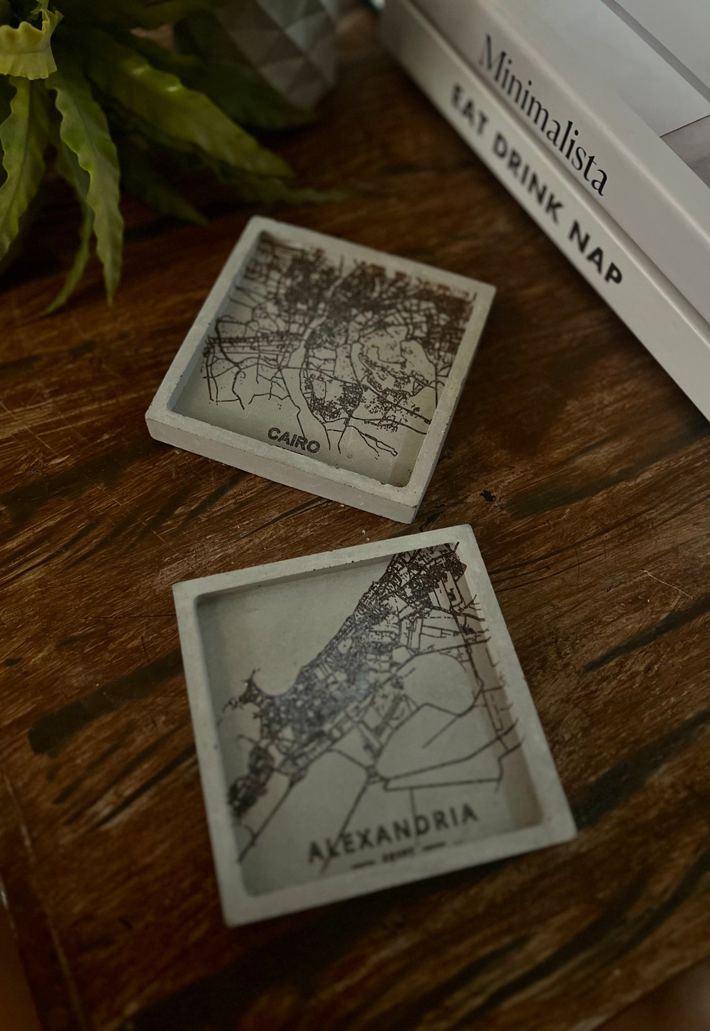 Engraved City Maps Coasters