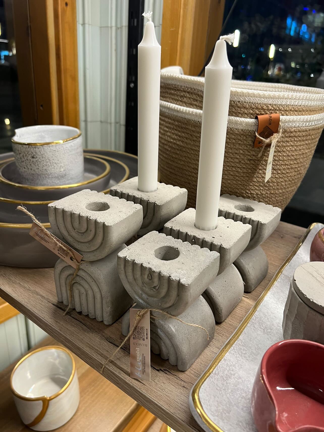 Rainbow Arch candle holder