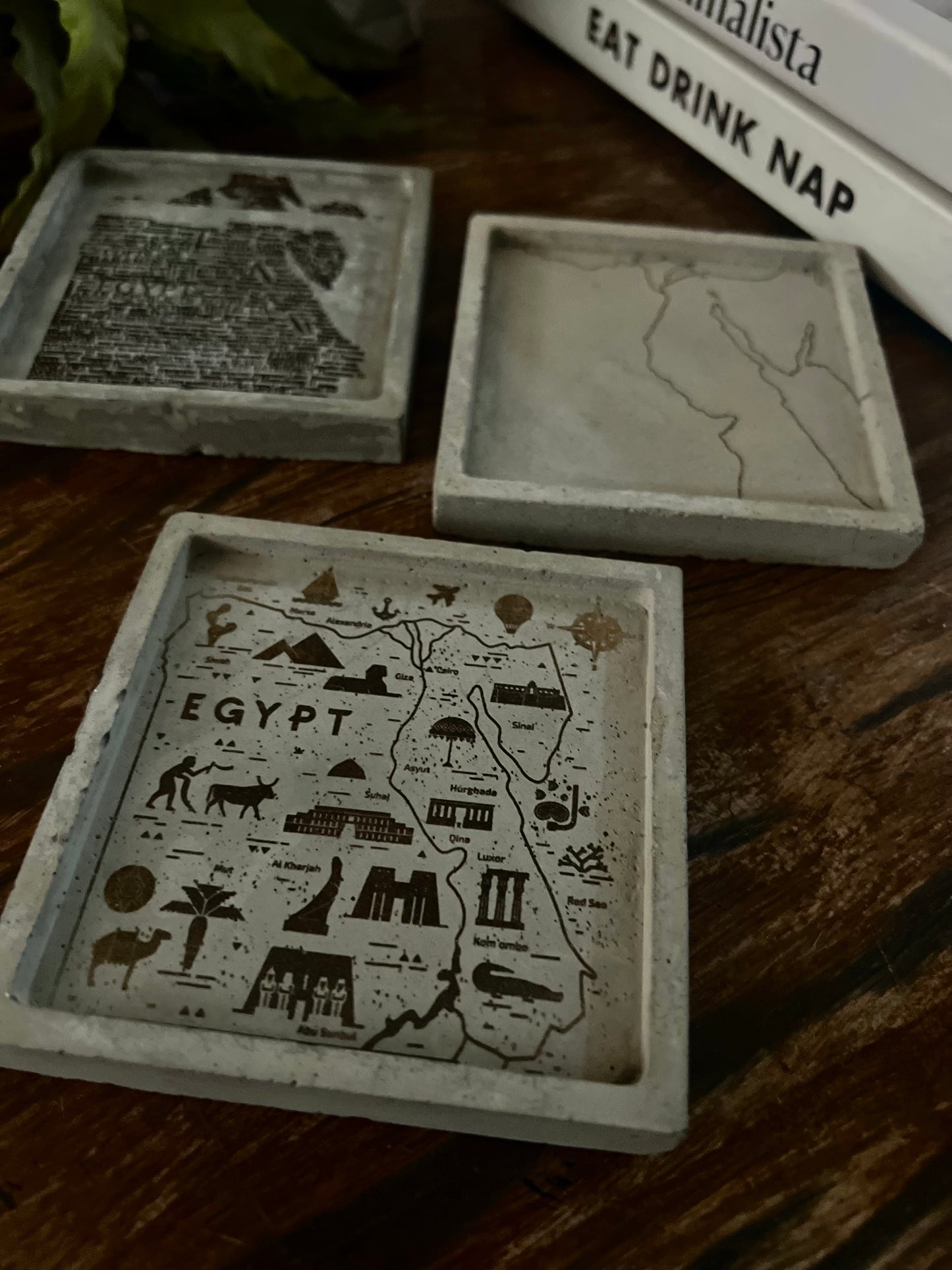 Engraved City Maps Coasters