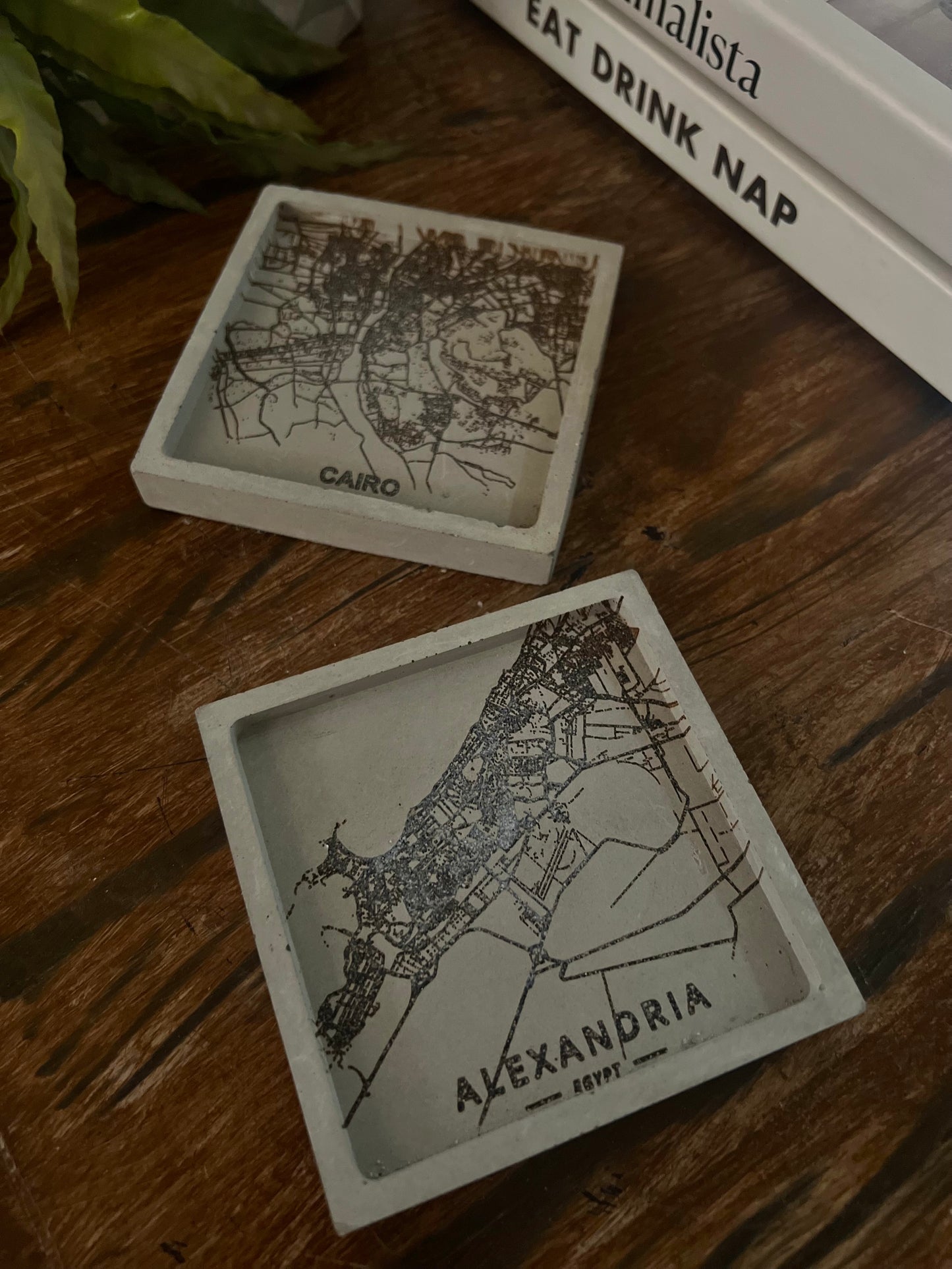 Engraved City Maps Coasters