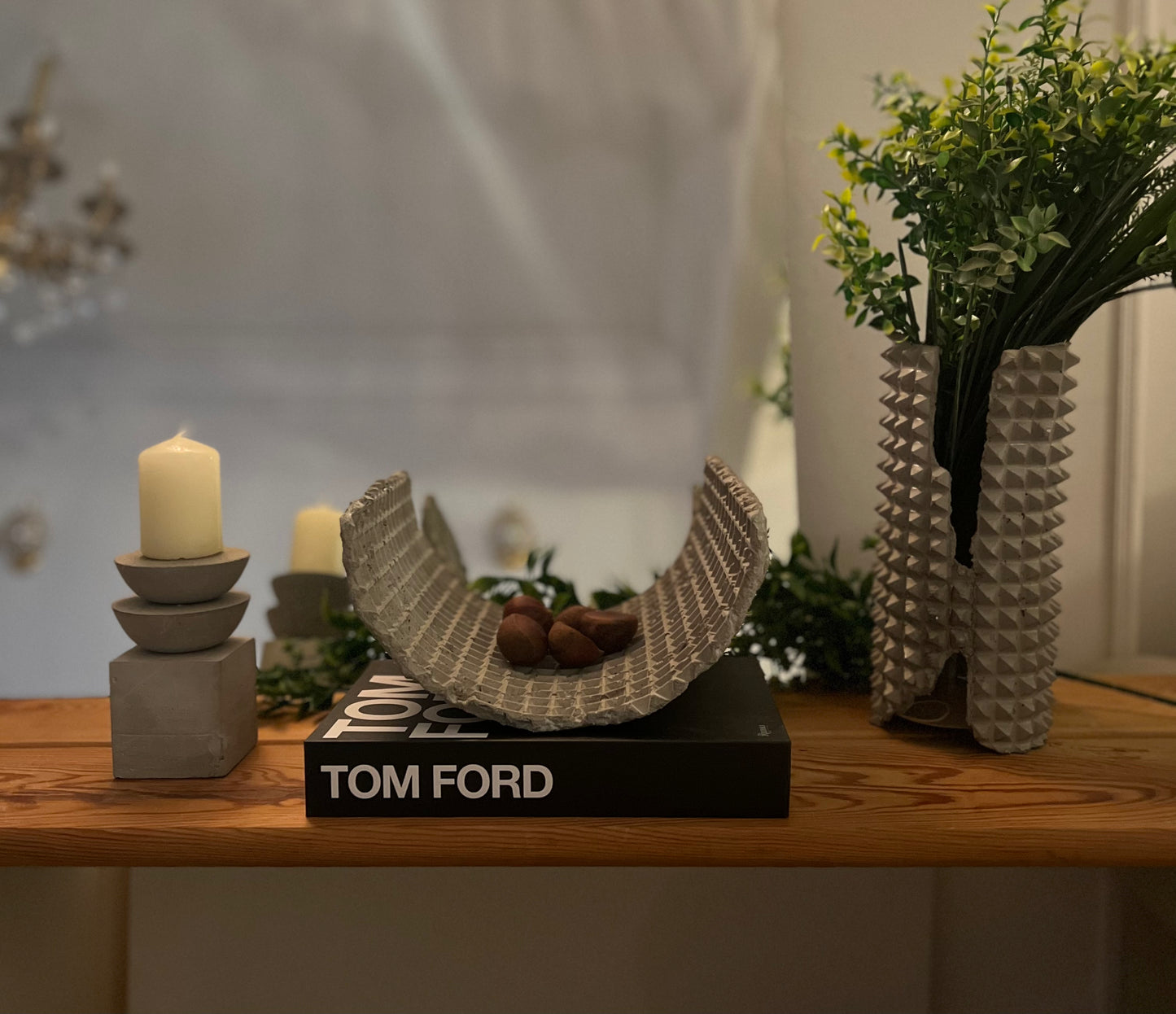 Nordic Waffle Decorative centerpiece