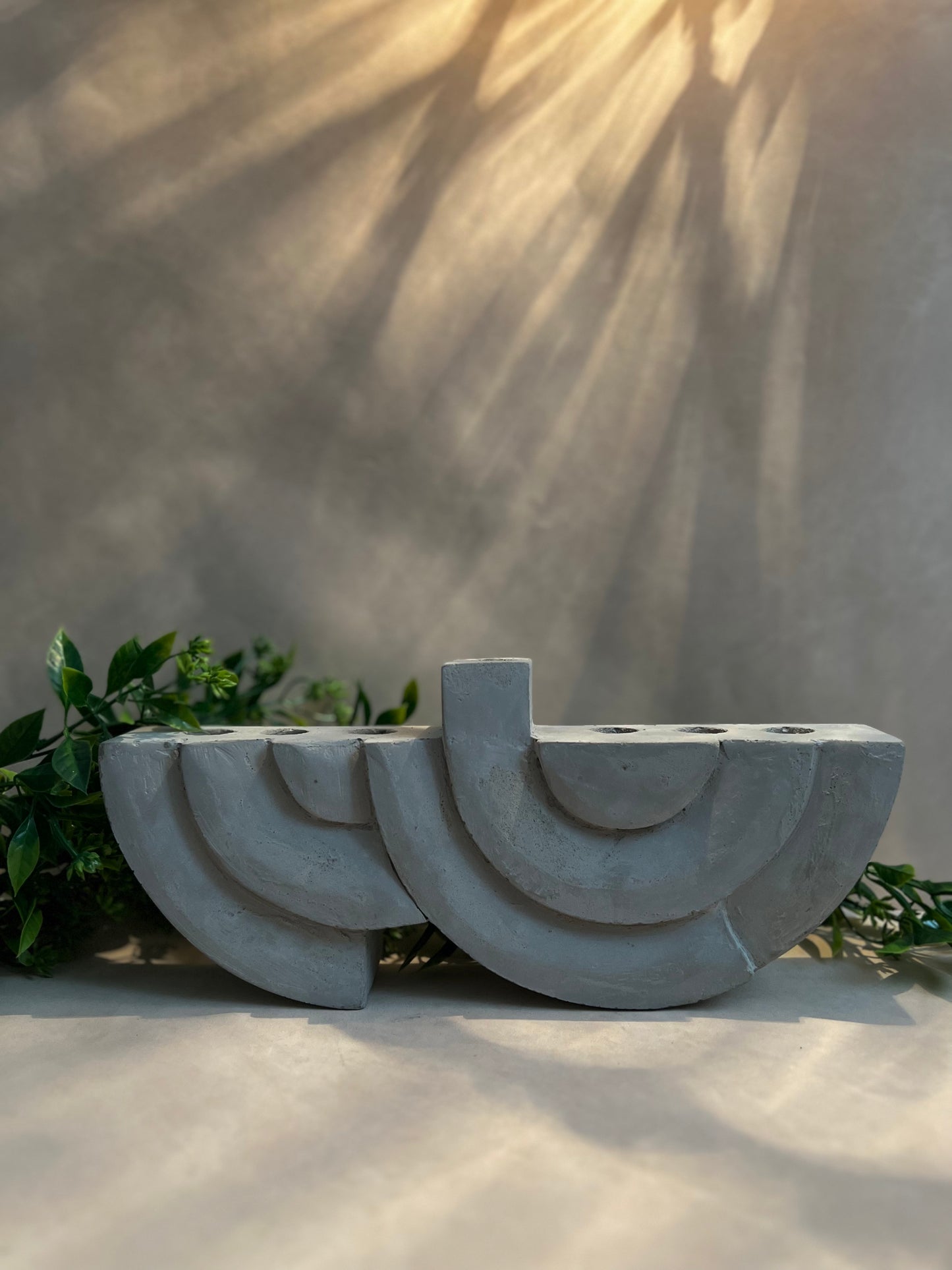 Flared taper candles holder