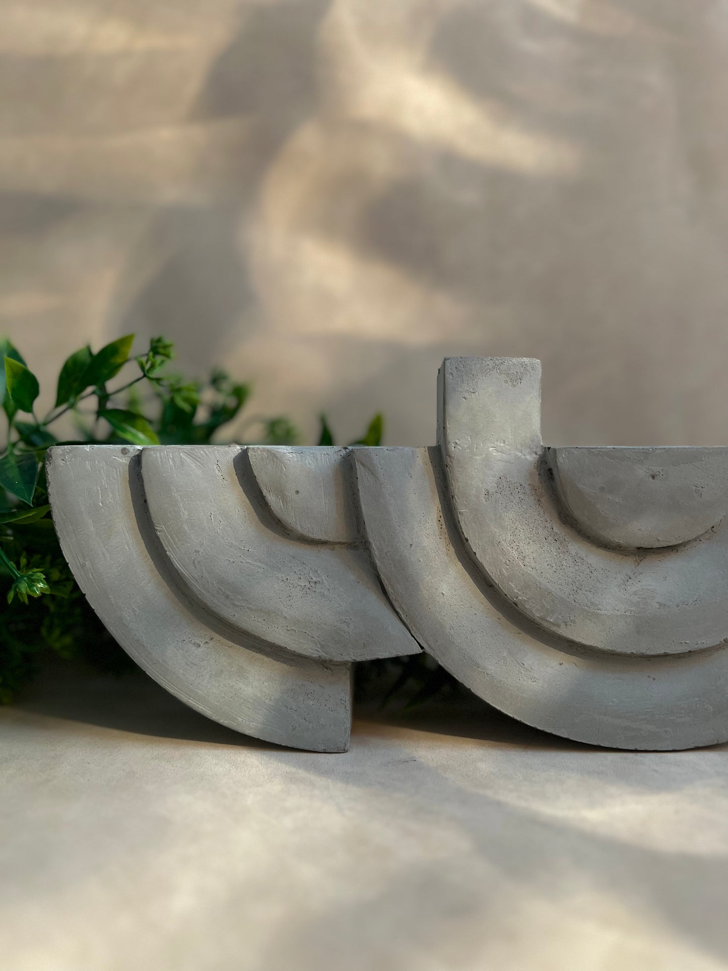 Flared taper candles holder