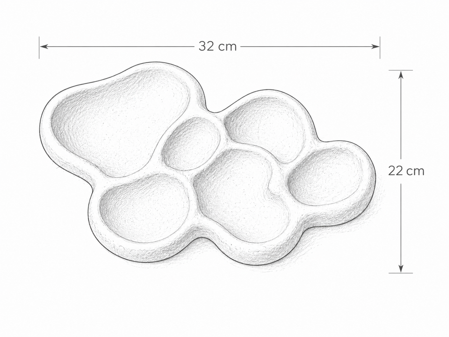 Stone nest - flow tray