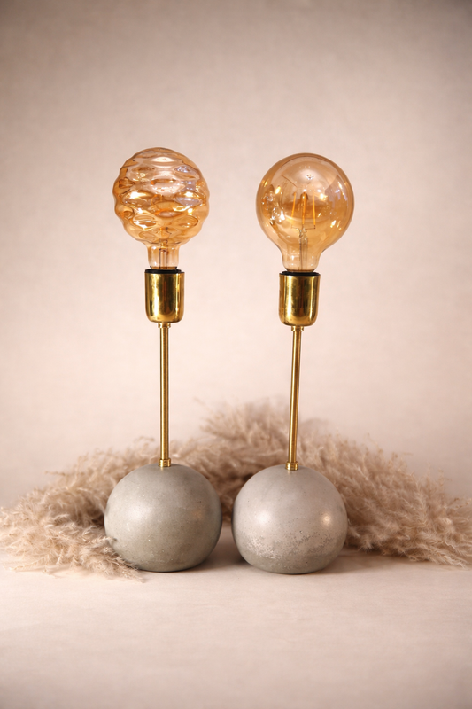 Stone ball lamp