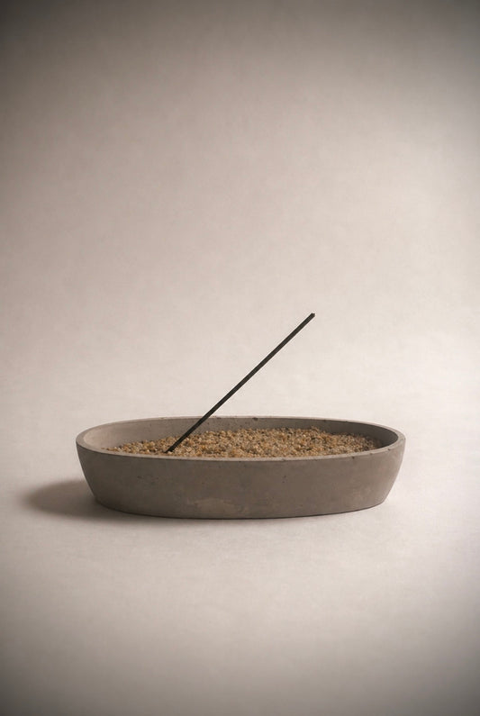 Sand Arc Oval Incense Holder