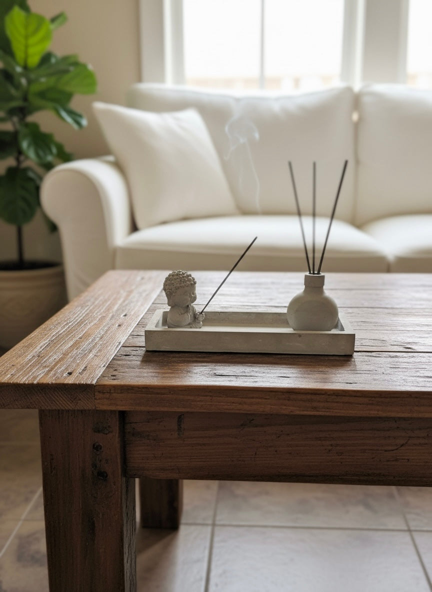 Incense burner Buddha - Yoga Studio Decor