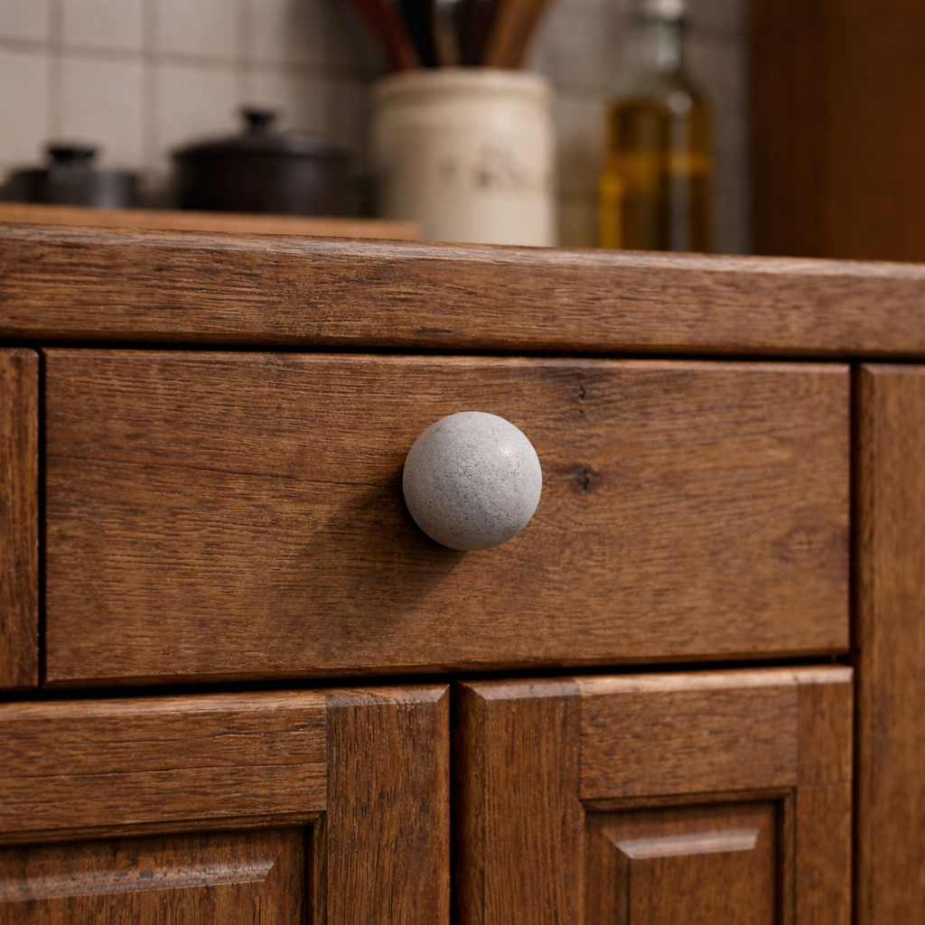 Concrete Ball knobs Set
