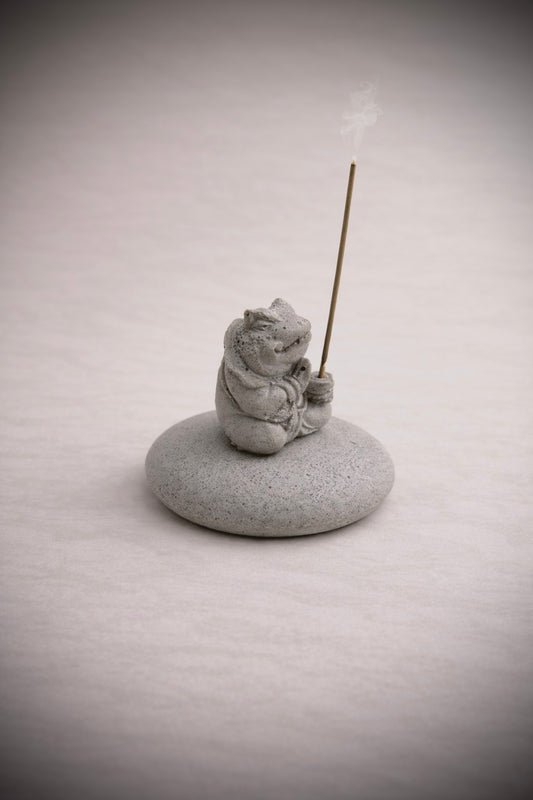 Zen Toad Incense burner