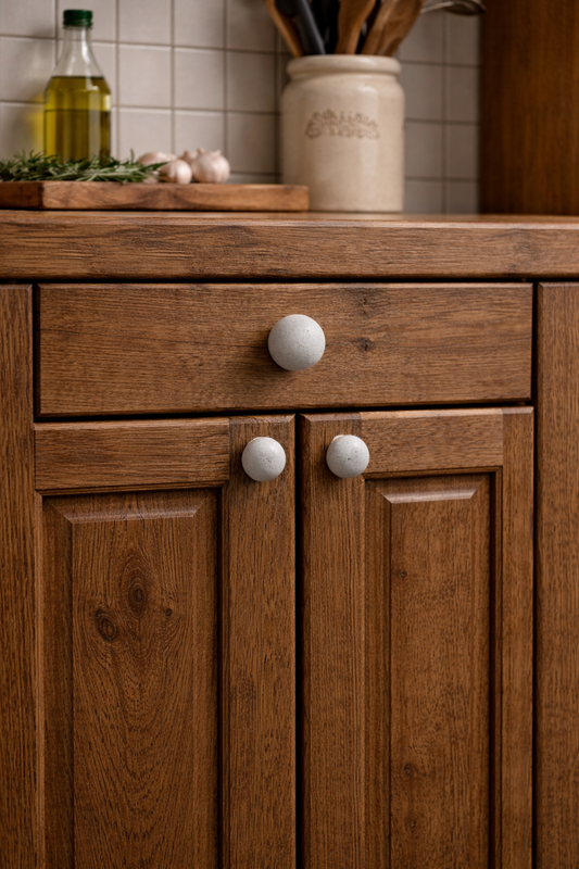 Concrete Ball knobs Set