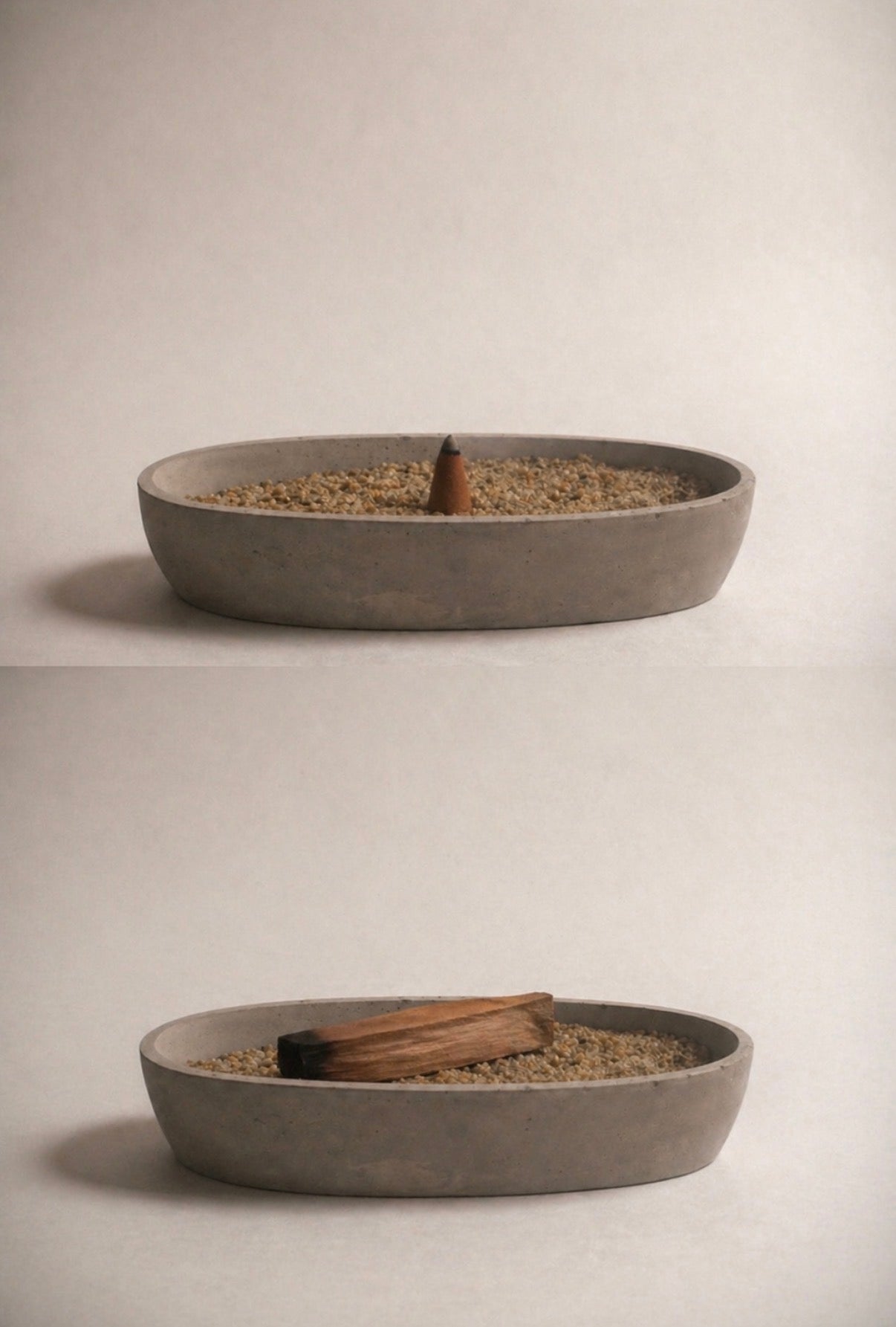 Sand Arc Oval Incense Holder