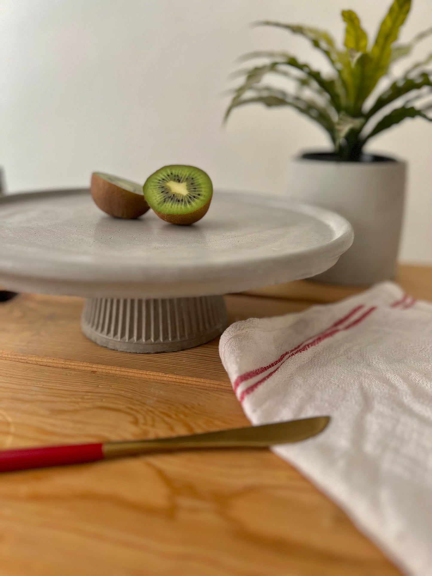 Double Concrete Cake Stands