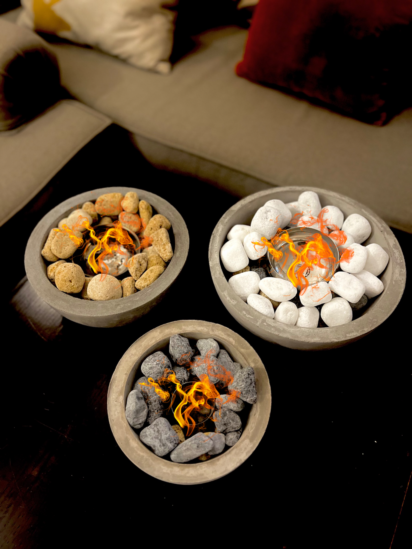 Detailed round Fire-pit