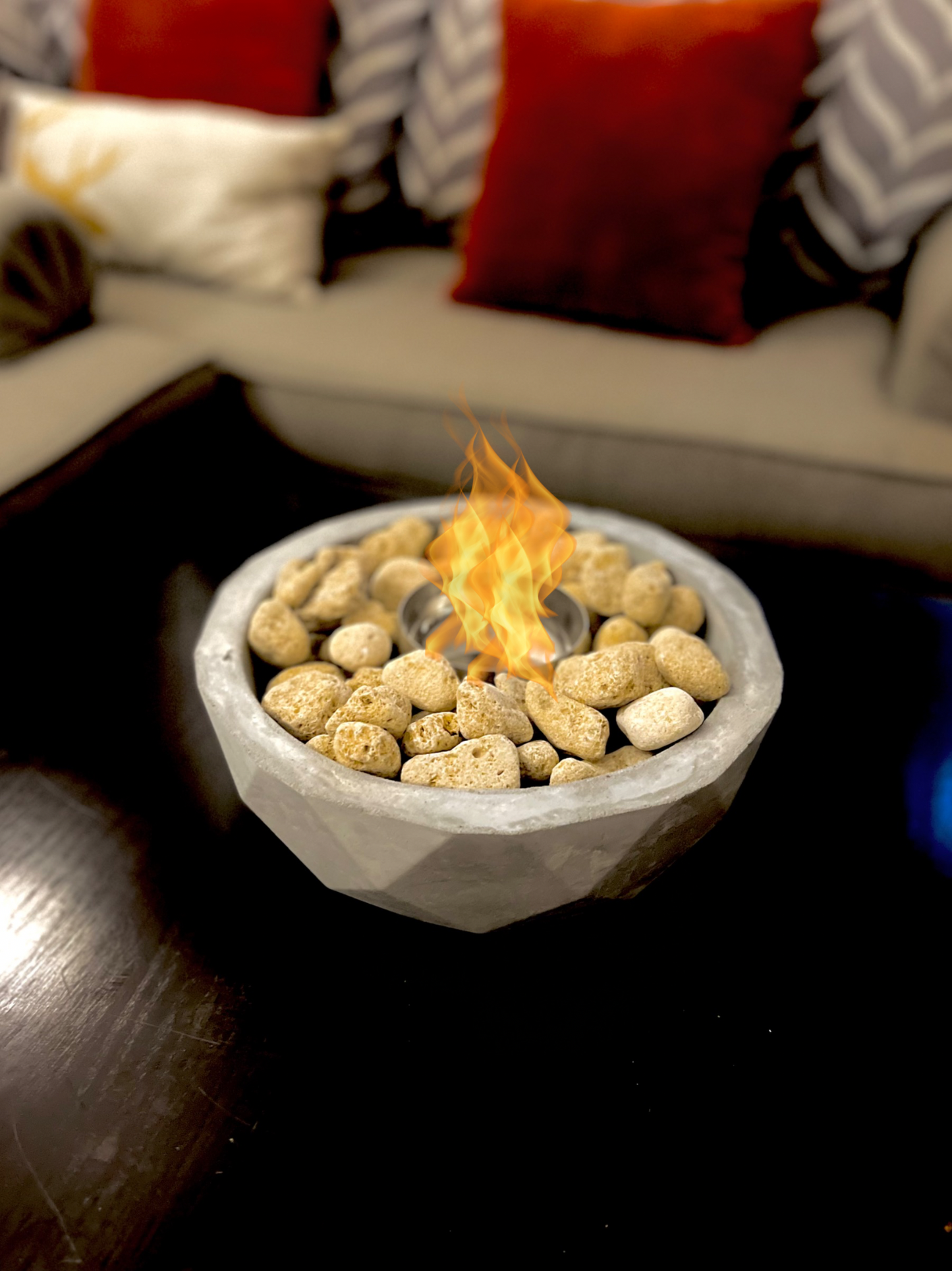 Detailed round Fire-pit