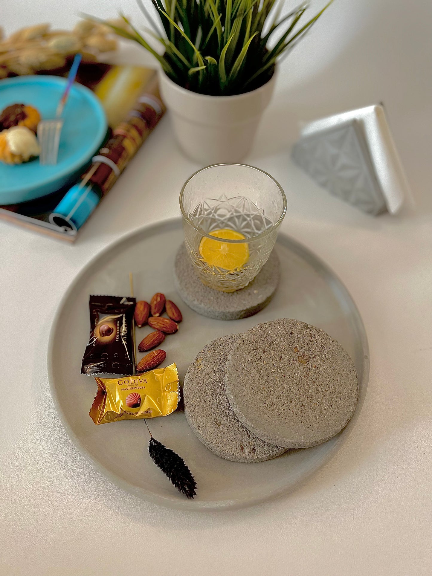 Chunky Sandy Stone Coasters